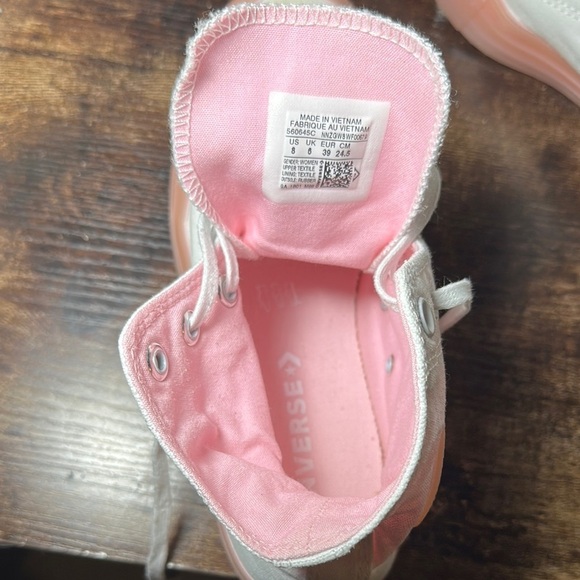 Chuck Taylor All Star Converse White High-Top Sneakers size 8 - Picture 10 of 12